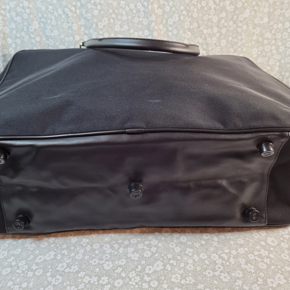 Calvin Klein Black Canvas Travel Bag, Luggage - Picture 5 of 12